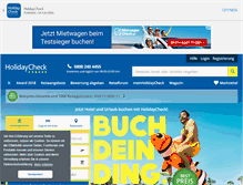 Tablet Screenshot of holidaycheck.at